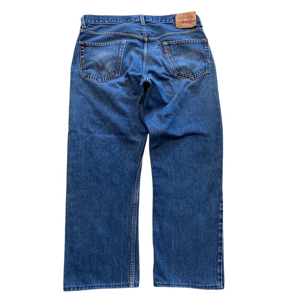 Levi's 505 Regular Fit Men's Jeans Altered 36x27 Medium Wash Denim Y2K 2006
